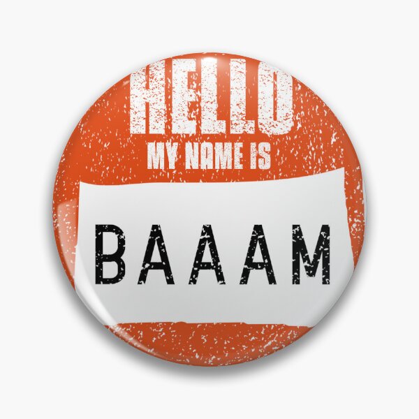 Item preview, Hello My Name Is Baaam Label designed and sold by vibeno1.