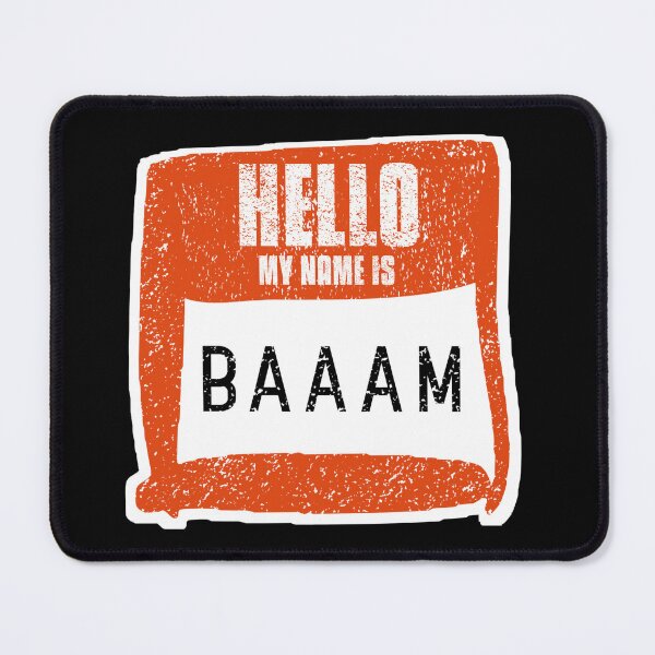 Item preview, Hello My Name Is Baaam Label designed and sold by vibeno1.