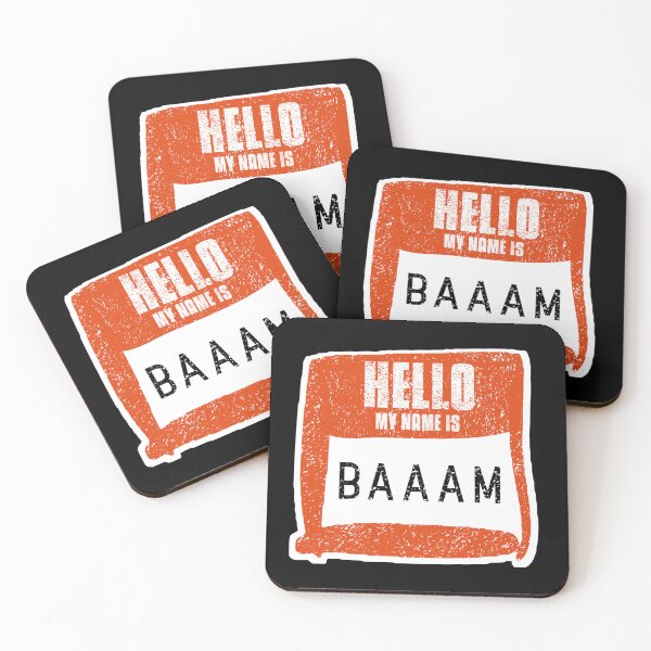 Item preview, Hello My Name Is Baaam Label designed and sold by vibeno1.