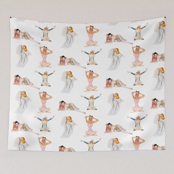 Artikelvorschau, Xzendor7 Foto-Restaurierung Alberto Vargas Pinup Girl Sticker Pack Set 03 entworfen und verkauft von Xzendor7 Digital Art Creations.