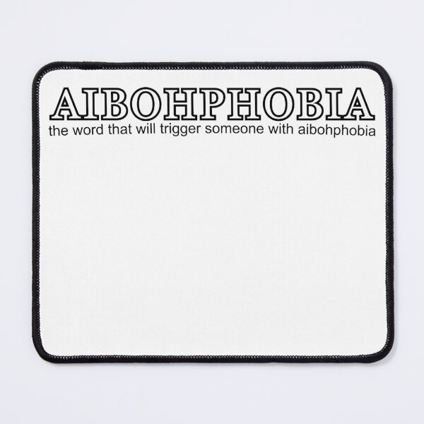 Item preview, Aibohphobia the word that will trigger someone with aibohphobia designed and sold by 3-1415926535.