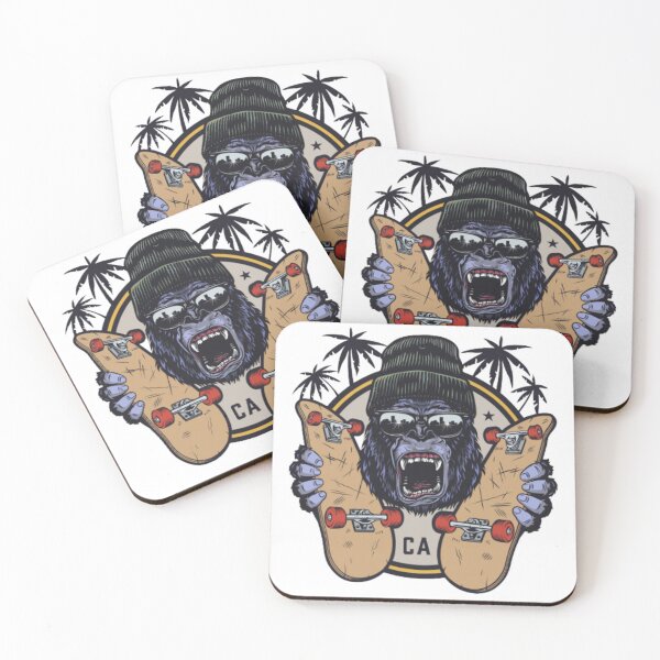 Item preview, gorilla relax time - skate time  designed and sold by Blue  Dragon.