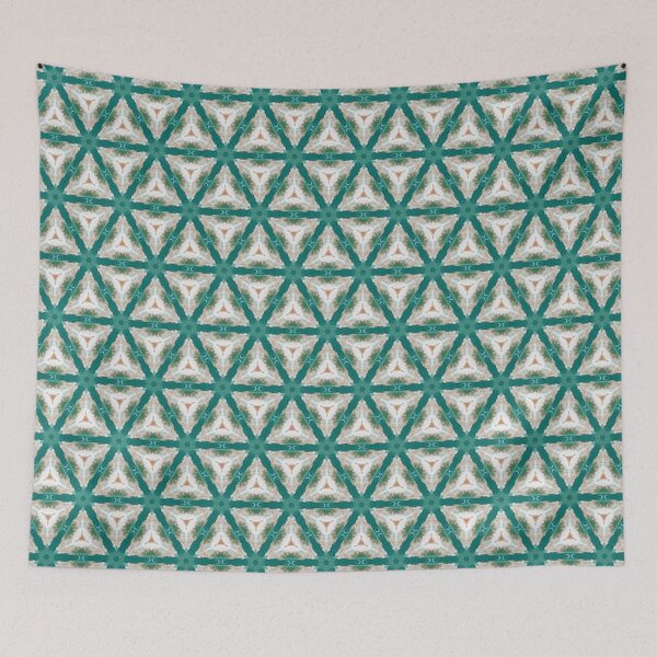 Item preview, Forged By The Sea Ocean Tessellation Art 27 designed and sold by Shape-And-Color.