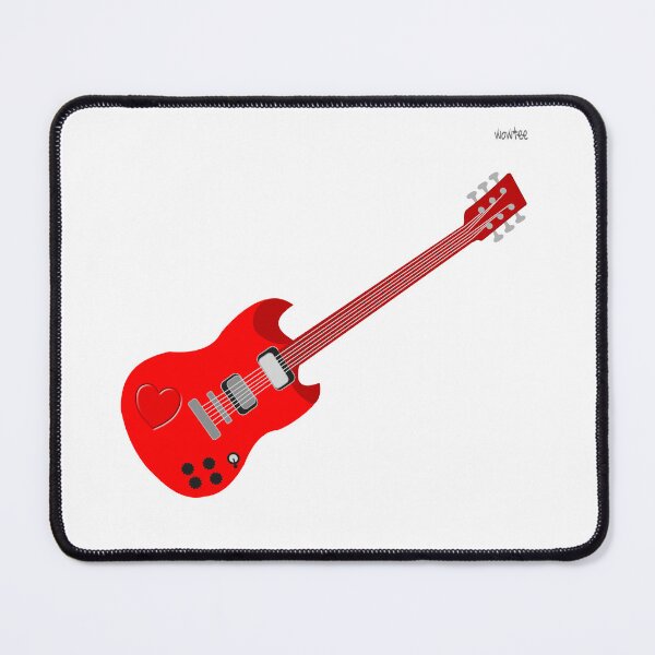 Item preview, Red lead guitar designed and sold by wowitsmytshirt.