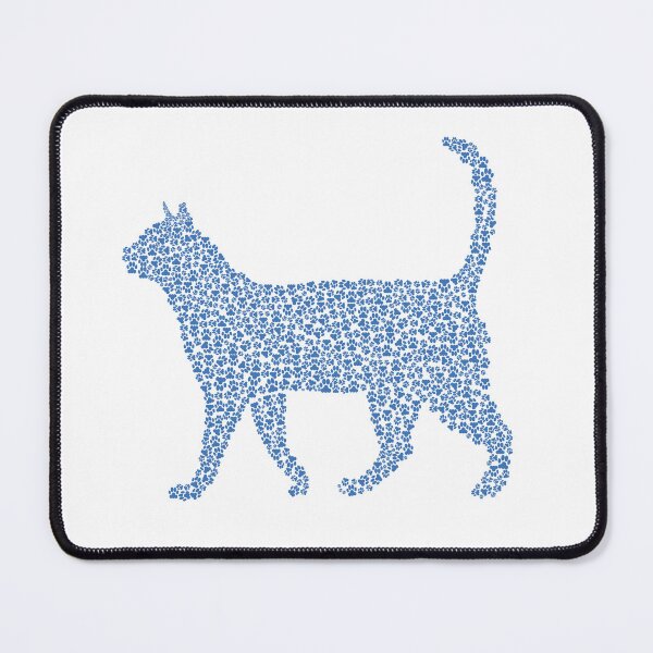 Item preview, Cat Paw Collage Blue designed and sold by nash89.
