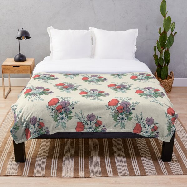 Item preview, Coloured flowers pattern  designed and sold by OneClothesCo.