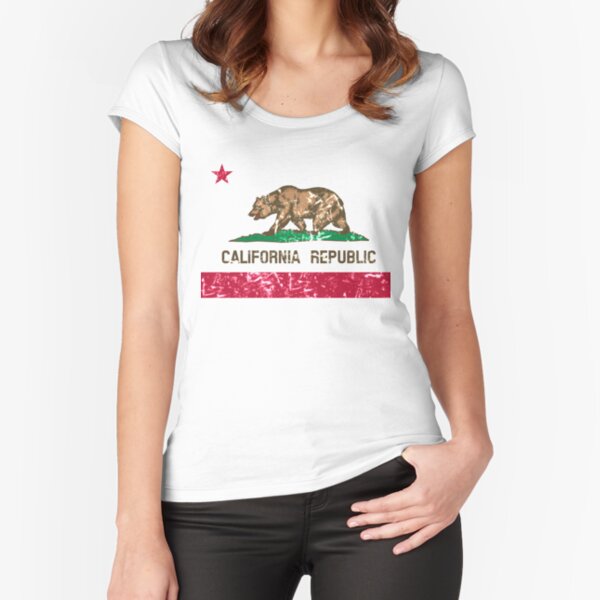 Item preview, California Republic State Flag Distressed Vintage designed and sold by teachertees.