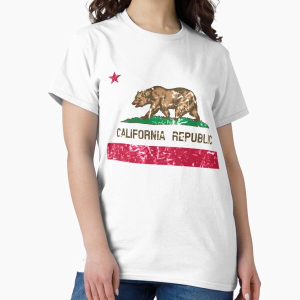 Item preview, California Republic State Flag Distressed Vintage designed and sold by teachertees.