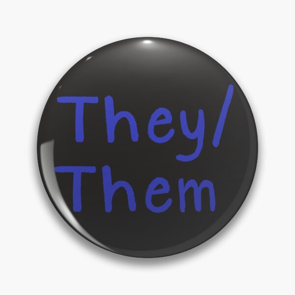 Item preview, Black They/Them (Black Text) designed and sold by Smoltsuki.