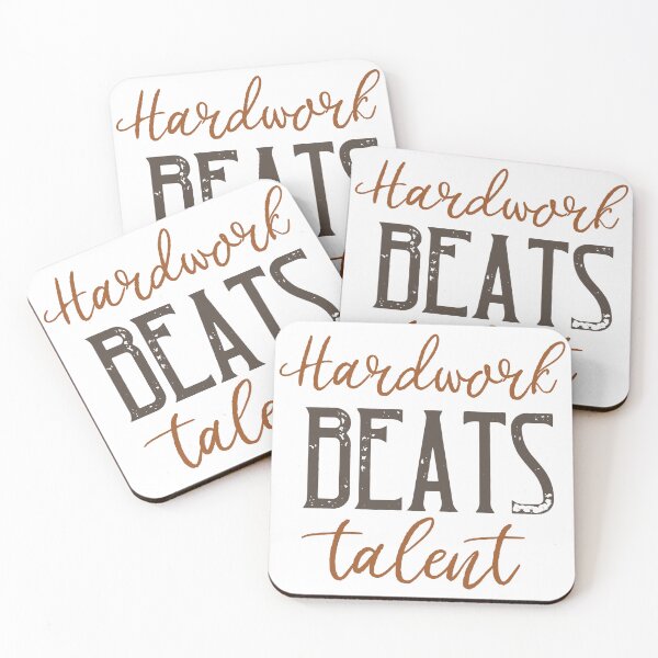 Artikelvorschau, Hardwork Beats Talent entworfen und verkauft von elgoro173.