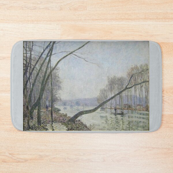 Item preview, The Banks of the Seine in Autumn was created in 1876 by Alfred Sisley in the Impressionism style. designed and sold by CristalleLisa.
