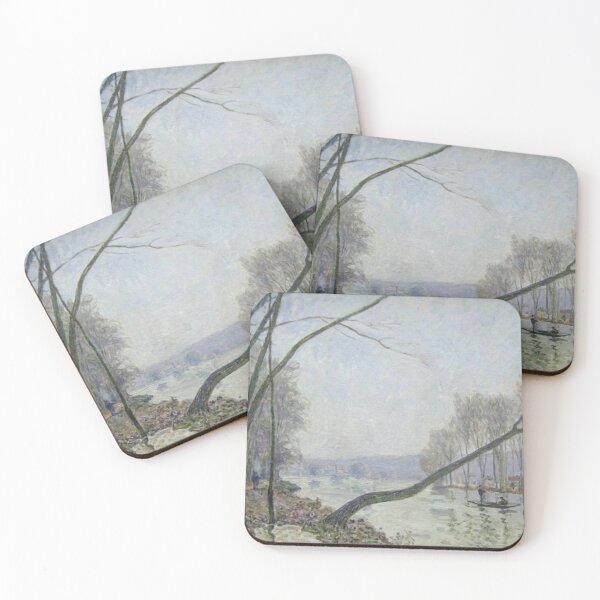 Item preview, The Banks of the Seine in Autumn was created in 1876 by Alfred Sisley in the Impressionism style. designed and sold by CristalleLisa.