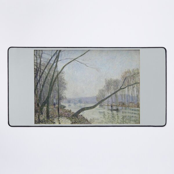Item preview, The Banks of the Seine in Autumn was created in 1876 by Alfred Sisley in the Impressionism style. designed and sold by CristalleLisa.