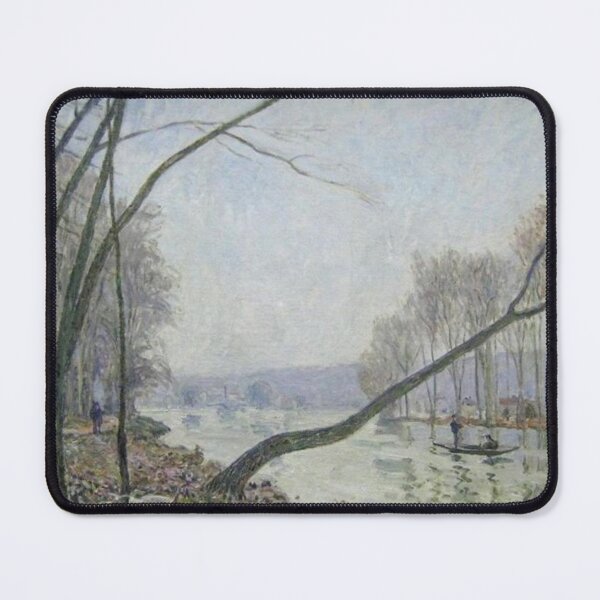 Item preview, The Banks of the Seine in Autumn was created in 1876 by Alfred Sisley in the Impressionism style. designed and sold by CristalleLisa.
