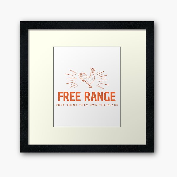 Item preview, Free Range Chicken Royalty designed and sold by thesalleyhouse.