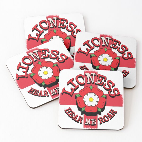 Item preview, England Lioness Rose Hear Me Roar Female Rose Football Design designed and sold by TrulyEpoque.