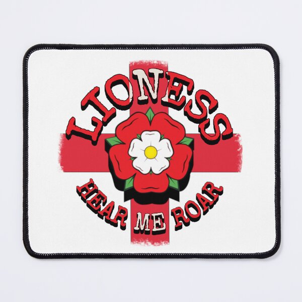 Item preview, England Lioness Rose Hear Me Roar Female Rose Football Design designed and sold by TrulyEpoque.
