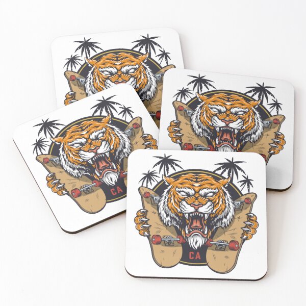 Item preview, Tiger Relax Time - skate time designed and sold by Blue  Dragon.