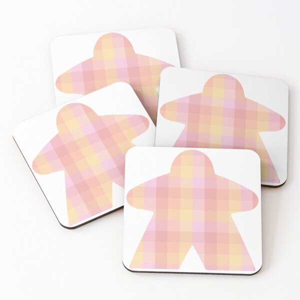 Item preview, Picnic Meeple in Pink and Red | Board Game Nights designed and sold by Zab Butler Design.