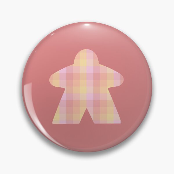Item preview, Picnic Meeple in Pink and Red | Board Game Nights designed and sold by Zab Butler Design.