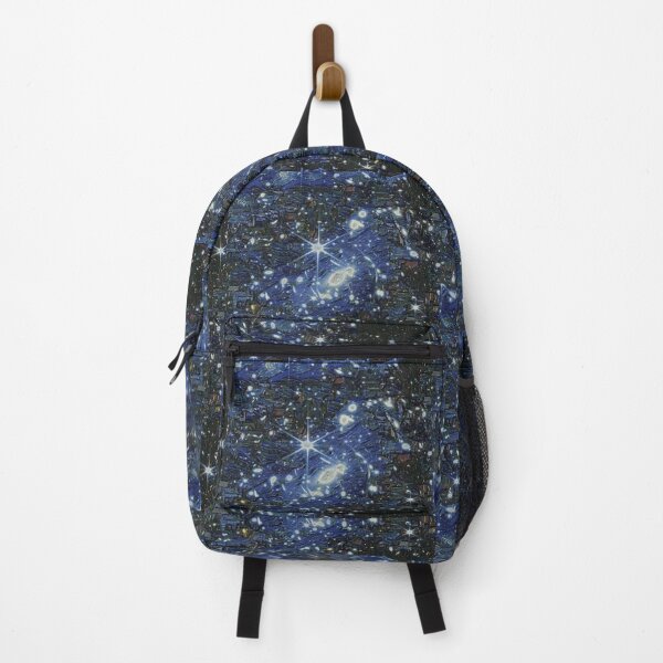 Item preview, JWST Space Telescope Deep Field in Van Gogh style [zoom] designed and sold by SolidEarthArt.