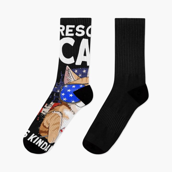 Item preview, Rescuing Cats is kinda my thing USA Flag Rescue Cat designed and sold by Ibu83.