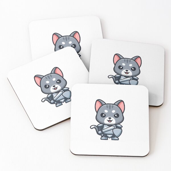 Item preview, Domestic Cat Knight Cute Cartoon designed and sold by GumregaStudio.