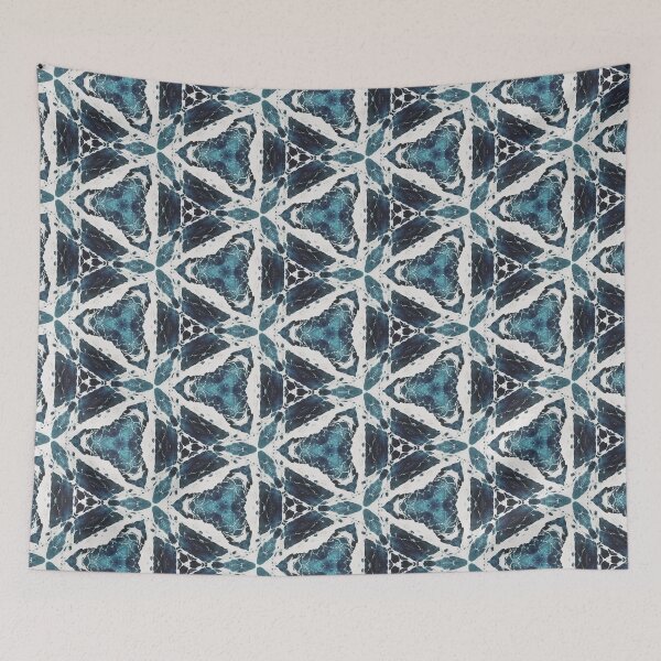 Item preview, Forged By The Sea Ocean Tessellation Art 51 designed and sold by Shape-And-Color.