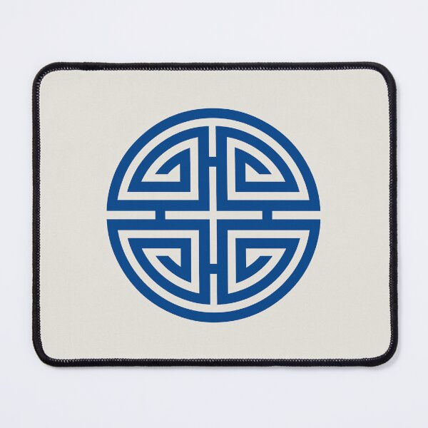 Item preview, Four Blessings, Indigo, blue, white, Chinese Good Luck Symbol, Lucky Charm designed and sold by nitty-gritty.