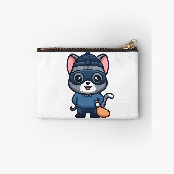Item preview, Domestic Cat Thief Cute Cartoon designed and sold by GumregaStudio.