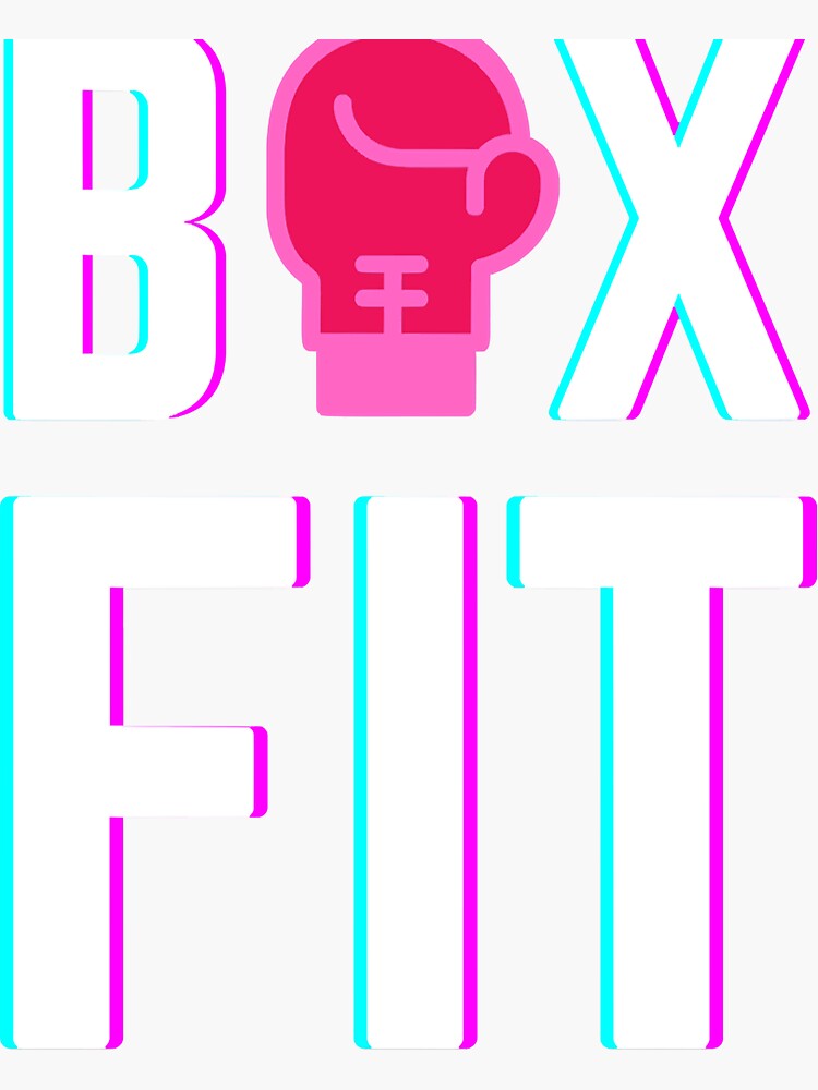 "Box fit" Sticker for Sale by ArtPowerGraphic Redbubble