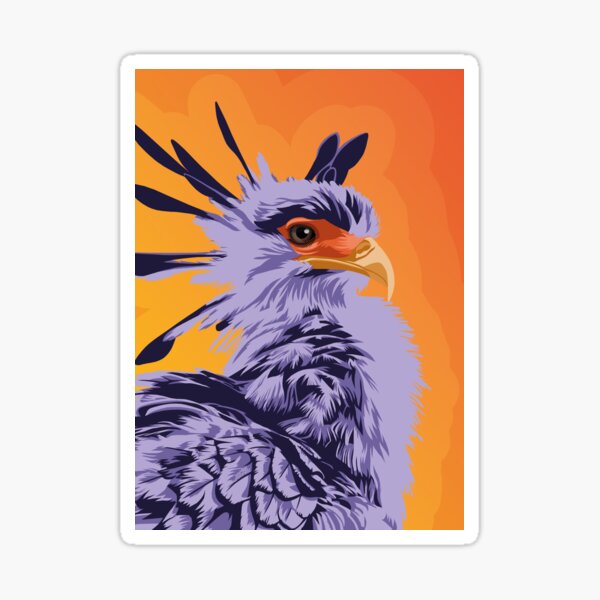 Portrait messager sagittaire - Print Sticker