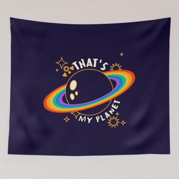 Item preview,  Rainbow planet designed and sold by vibeno1.
