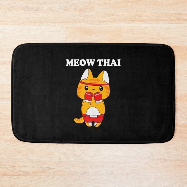 Item preview, Muay Thai Cat Meow Thai Kickboxing Thai Boxing17 designed and sold by trackitpher.