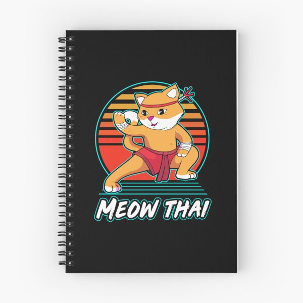 Item preview, Muay Thai Cat Meow Thai Kickboxing Thai Boxing42 designed and sold by trackitpher.