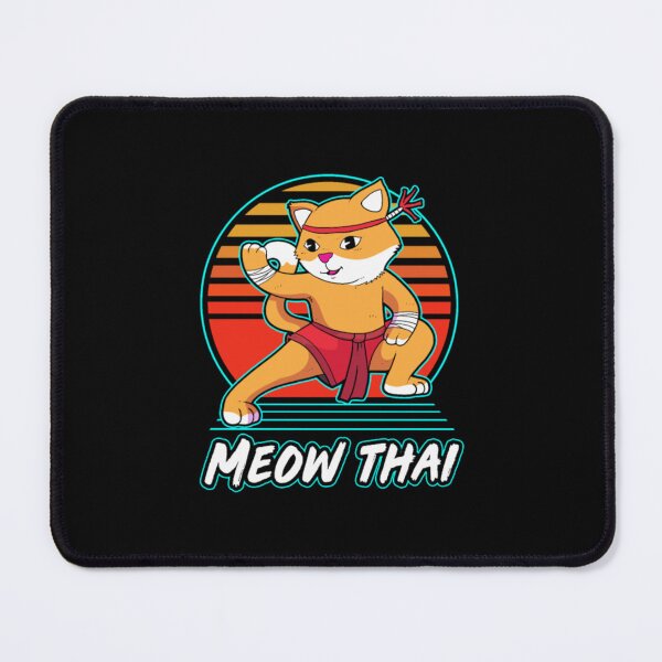 Item preview, Muay Thai Cat Meow Thai Kickboxing Thai Boxing42 designed and sold by trackitpher.