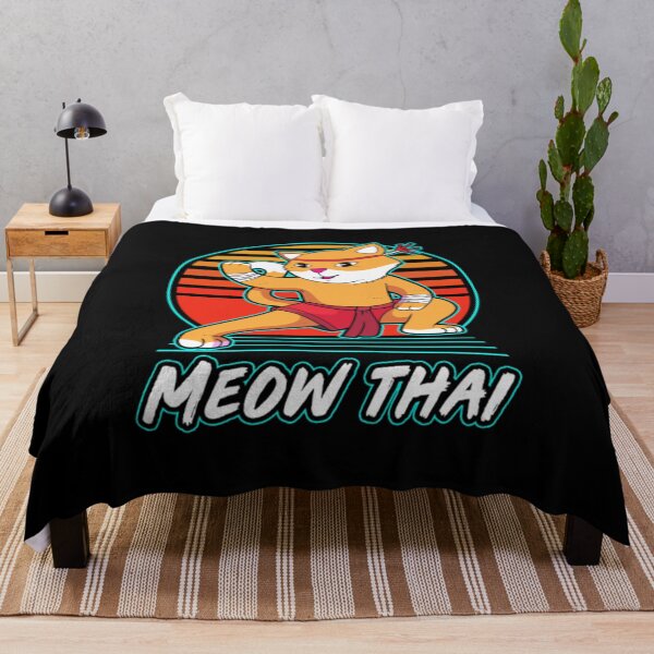 Item preview, Muay Thai Cat Meow Thai Kickboxing Thai Boxing42 designed and sold by trackitpher.