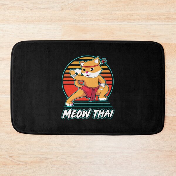 Item preview, Muay Thai Cat Meow Thai Kickboxing Thai Boxing42 designed and sold by trackitpher.