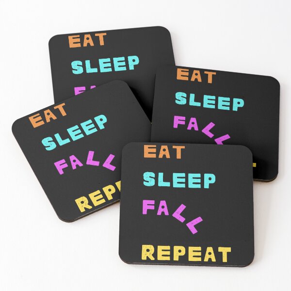 Item preview, Eat Sleep Fall Repeat designed and sold by ArtPowerGraphic.