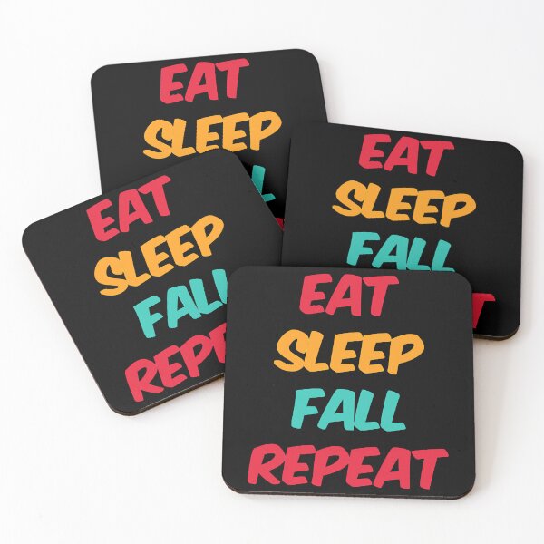 Item preview, Eat Sleep Fall Repeat  designed and sold by ArtPowerGraphic.