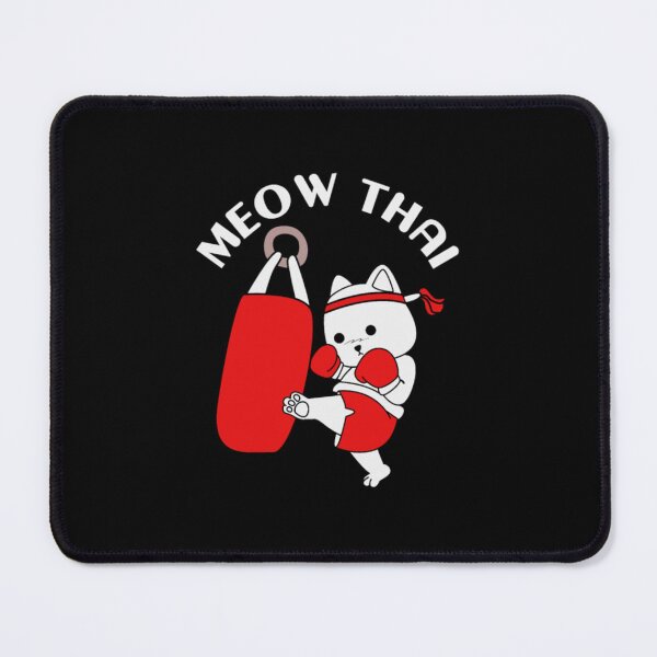 Item preview, Muay Thai Cat Meow Thai Kickboxing Thai Boxing48 designed and sold by trackitpher.