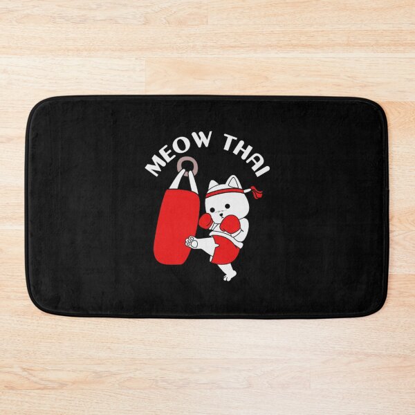 Item preview, Muay Thai Cat Meow Thai Kickboxing Thai Boxing48 designed and sold by trackitpher.