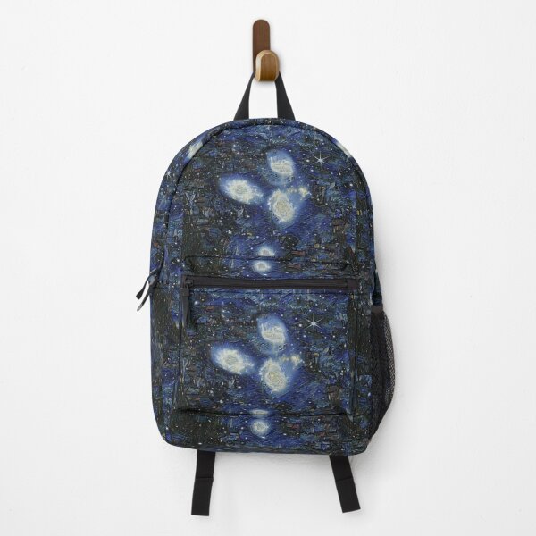 Item preview, JWST Space Telescope Stephan's Quintet in Van Gogh style [zoom] designed and sold by SolidEarthArt.
