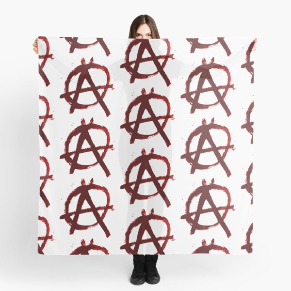 Anarchy Symbol Scarf