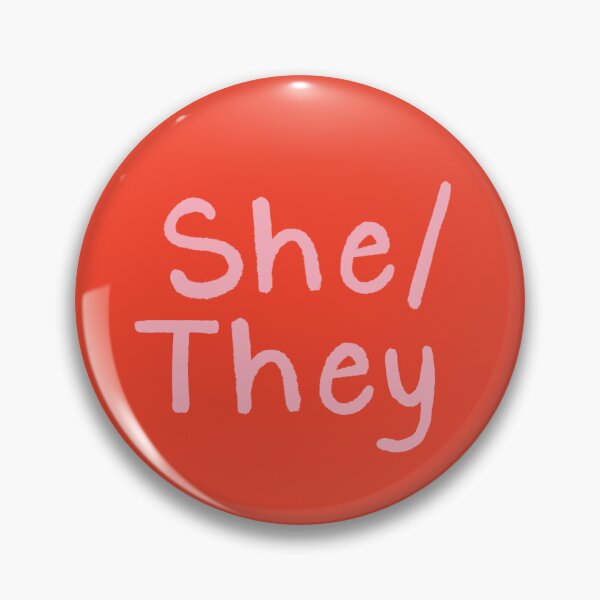 Item preview, Red She/They (Pink Text) designed and sold by Smoltsuki.
