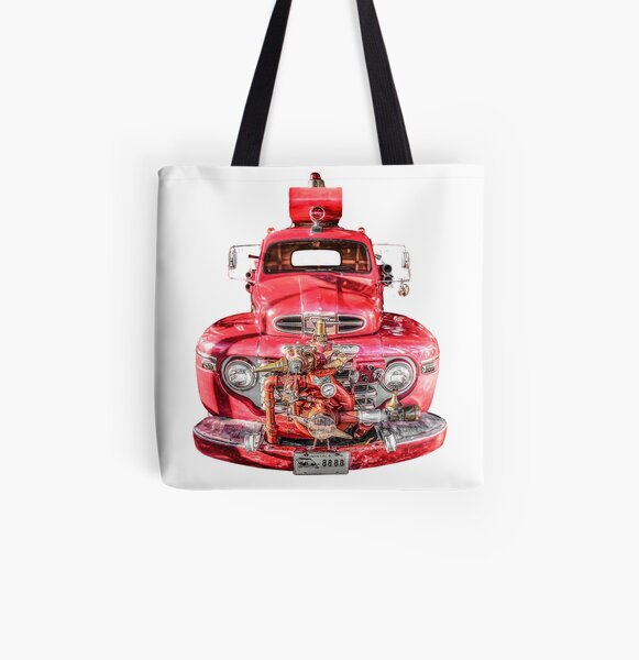 Vintage All Over Print Tote Bag