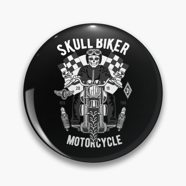 Item preview, skull biker designed and sold by ArtPowerGraphic.