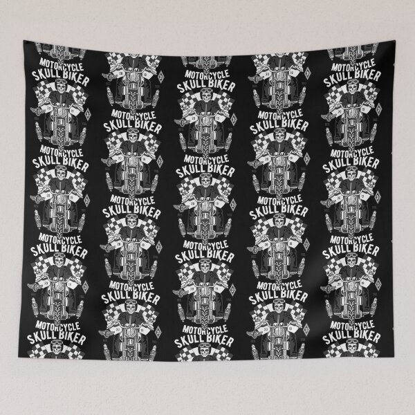 Item preview, skull biker designed and sold by ArtPowerGraphic.
