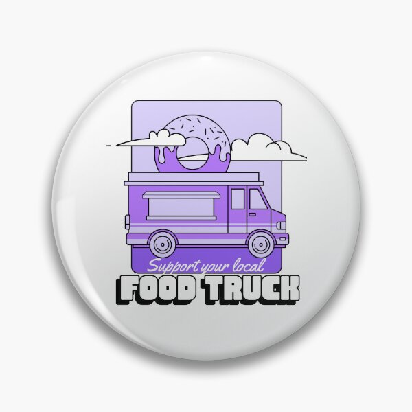 Item preview, Food Truck (Purple) designed and sold by thesalleyhouse.