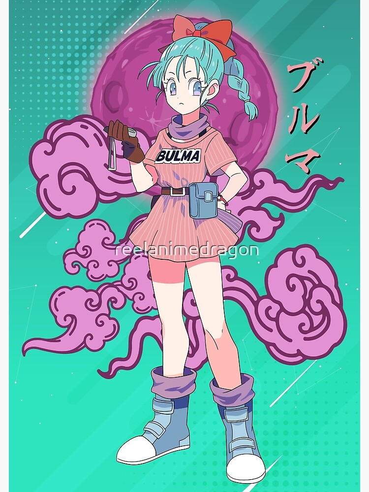 Póster «Bulma Dragon Ball» de reelanimedragon Redbubble